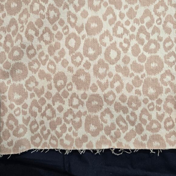 NWT Miou Muse Leopard Print Barrel Jeans Raw Hem High-rise Size S - Picture 4 of 12